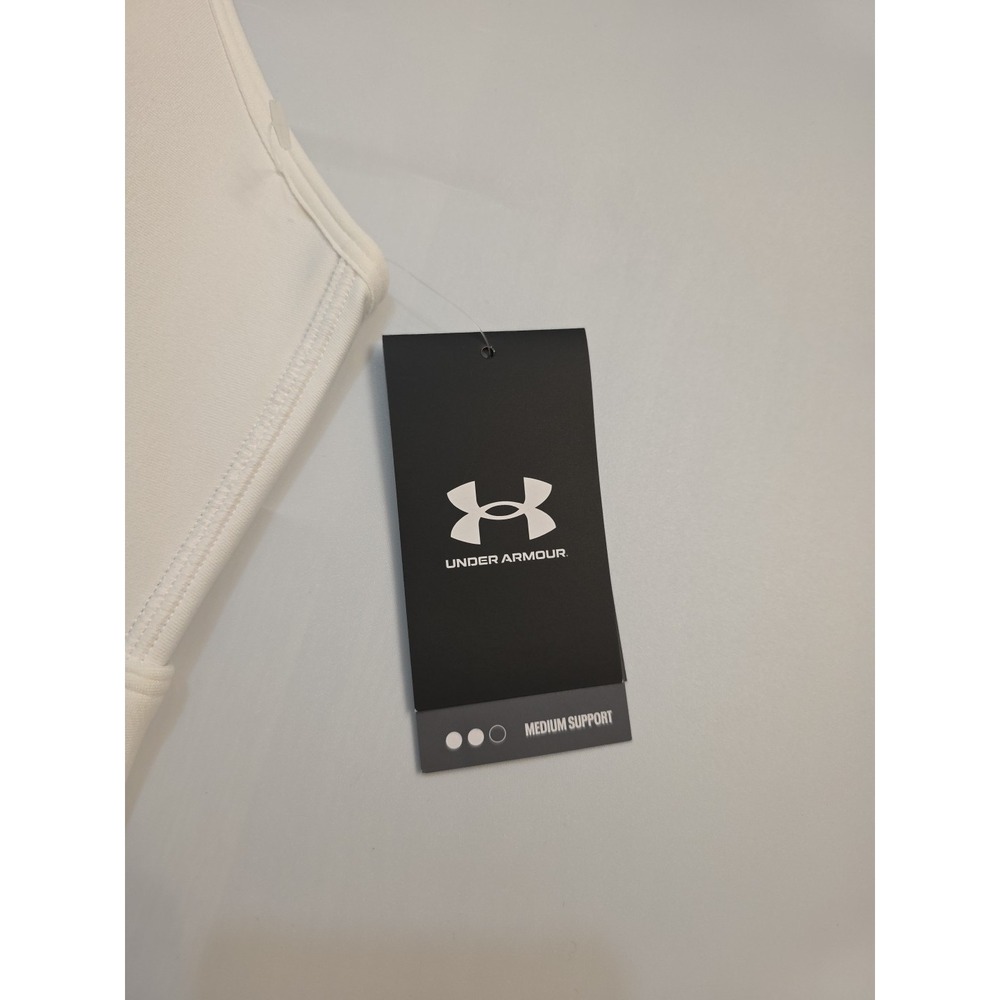 Under Armour Women UA‎ Continuum Mid Support Sports Bra White 1X NWT - Picture 3 of 16